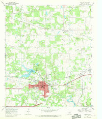 Eastland Texas Historical topographic map, 1:24000 scale, 7.5 X 7.5 Minute, Year 1966