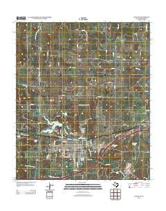 Eastland Texas Historical topographic map, 1:24000 scale, 7.5 X 7.5 Minute, Year 2012