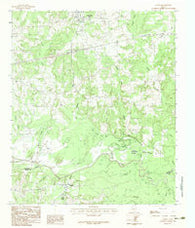 Easton Texas Historical topographic map, 1:24000 scale, 7.5 X 7.5 Minute, Year 1983