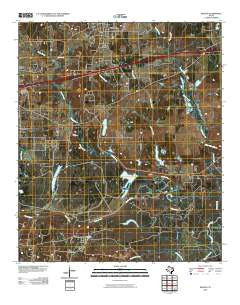 Easton Texas Historical topographic map, 1:24000 scale, 7.5 X 7.5 Minute, Year 2010