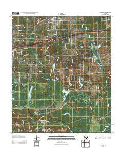 Easton Texas Historical topographic map, 1:24000 scale, 7.5 X 7.5 Minute, Year 2013