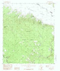 Ebenezer Texas Historical topographic map, 1:24000 scale, 7.5 X 7.5 Minute, Year 1984