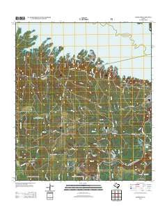 Ebenezer Texas Historical topographic map, 1:24000 scale, 7.5 X 7.5 Minute, Year 2013