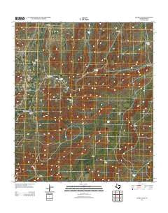 Ebers Camp Texas Historical topographic map, 1:24000 scale, 7.5 X 7.5 Minute, Year 2012