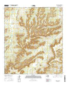 Ebers Camp Texas Current topographic map, 1:24000 scale, 7.5 X 7.5 Minute, Year 2016