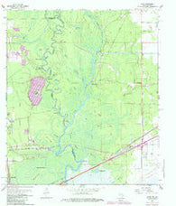 Echo Texas Historical topographic map, 1:24000 scale, 7.5 X 7.5 Minute, Year 1960