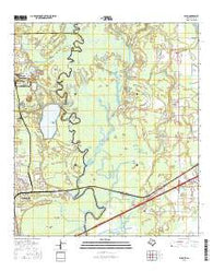 Echo Texas Current topographic map, 1:24000 scale, 7.5 X 7.5 Minute, Year 2016