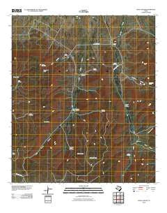 Echo Canyon Texas Historical topographic map, 1:24000 scale, 7.5 X 7.5 Minute, Year 2010