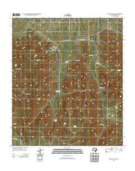 Echo Canyon Texas Historical topographic map, 1:24000 scale, 7.5 X 7.5 Minute, Year 2012