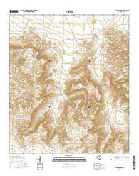 Echo Canyon Texas Current topographic map, 1:24000 scale, 7.5 X 7.5 Minute, Year 2016
