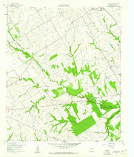 Echols Texas Historical topographic map, 1:24000 scale, 7.5 X 7.5 Minute, Year 1960