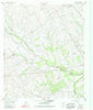 Echols Texas Historical topographic map, 1:24000 scale, 7.5 X 7.5 Minute, Year 1960
