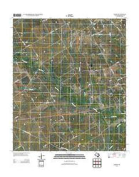 Echols Texas Historical topographic map, 1:24000 scale, 7.5 X 7.5 Minute, Year 2013