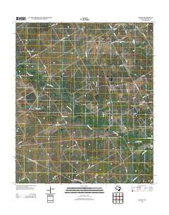 Echols Texas Historical topographic map, 1:24000 scale, 7.5 X 7.5 Minute, Year 2013