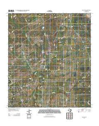Ecleto Texas Historical topographic map, 1:24000 scale, 7.5 X 7.5 Minute, Year 2013