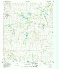 Ector Texas Historical topographic map, 1:24000 scale, 7.5 X 7.5 Minute, Year 1984