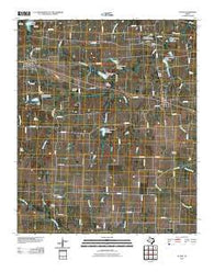 Ector Texas Historical topographic map, 1:24000 scale, 7.5 X 7.5 Minute, Year 2010
