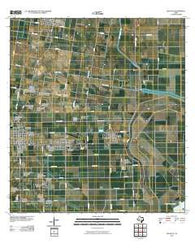 Edcouch Texas Historical topographic map, 1:24000 scale, 7.5 X 7.5 Minute, Year 2010