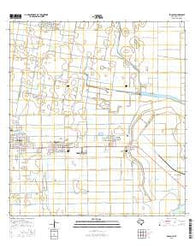 Edcouch Texas Current topographic map, 1:24000 scale, 7.5 X 7.5 Minute, Year 2016