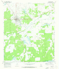 Eden Texas Historical topographic map, 1:24000 scale, 7.5 X 7.5 Minute, Year 1970