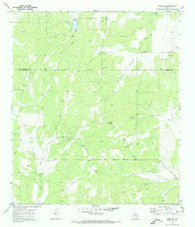 Eden SW Texas Historical topographic map, 1:24000 scale, 7.5 X 7.5 Minute, Year 1970