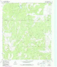 Eden SW Texas Historical topographic map, 1:24000 scale, 7.5 X 7.5 Minute, Year 1970