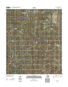 Eden SW Texas Historical topographic map, 1:24000 scale, 7.5 X 7.5 Minute, Year 2012