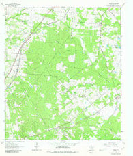 Edgar Texas Historical topographic map, 1:24000 scale, 7.5 X 7.5 Minute, Year 1962