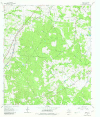 Edgar Texas Historical topographic map, 1:24000 scale, 7.5 X 7.5 Minute, Year 1962
