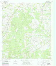 Edgar Texas Historical topographic map, 1:24000 scale, 7.5 X 7.5 Minute, Year 1962