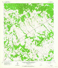 Edge Texas Historical topographic map, 1:24000 scale, 7.5 X 7.5 Minute, Year 1962