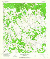 Edge Texas Historical topographic map, 1:24000 scale, 7.5 X 7.5 Minute, Year 1962