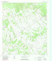 Edge Texas Historical topographic map, 1:24000 scale, 7.5 X 7.5 Minute, Year 1962