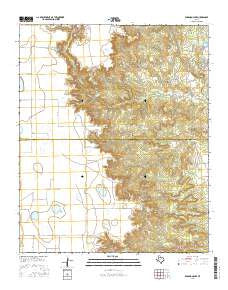 Edgemon Lake Texas Current topographic map, 1:24000 scale, 7.5 X 7.5 Minute, Year 2016