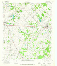 Edgewood Texas Historical topographic map, 1:24000 scale, 7.5 X 7.5 Minute, Year 1962