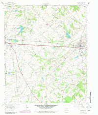Edgewood Texas Historical topographic map, 1:24000 scale, 7.5 X 7.5 Minute, Year 1962