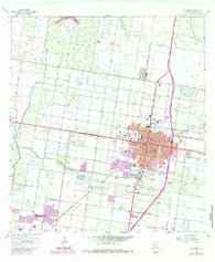 Edinburg Texas Historical topographic map, 1:24000 scale, 7.5 X 7.5 Minute, Year 1963