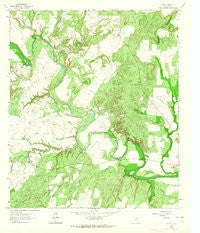 Edith Texas Historical topographic map, 1:24000 scale, 7.5 X 7.5 Minute, Year 1962