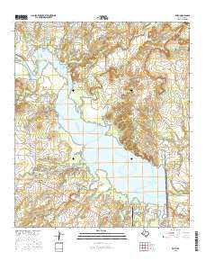 Edith Texas Current topographic map, 1:24000 scale, 7.5 X 7.5 Minute, Year 2016