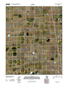 Edmonson NE Texas Historical topographic map, 1:24000 scale, 7.5 X 7.5 Minute, Year 2010