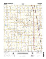 Edmonson NE Texas Current topographic map, 1:24000 scale, 7.5 X 7.5 Minute, Year 2016