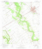 Edna Texas Historical topographic map, 1:24000 scale, 7.5 X 7.5 Minute, Year 1952