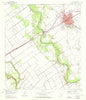 Edna Texas Historical topographic map, 1:24000 scale, 7.5 X 7.5 Minute, Year 1952