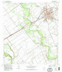 Edna Texas Historical topographic map, 1:24000 scale, 7.5 X 7.5 Minute, Year 1995