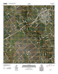 Edna Texas Historical topographic map, 1:24000 scale, 7.5 X 7.5 Minute, Year 2010