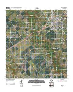 Edna Texas Historical topographic map, 1:24000 scale, 7.5 X 7.5 Minute, Year 2013