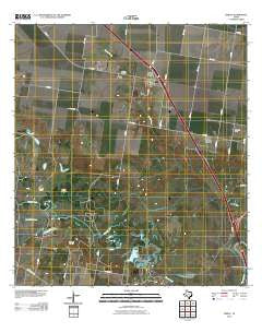 Edroy Texas Historical topographic map, 1:24000 scale, 7.5 X 7.5 Minute, Year 2010