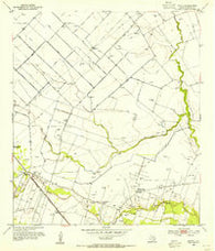 Egypt Texas Historical topographic map, 1:24000 scale, 7.5 X 7.5 Minute, Year 1952