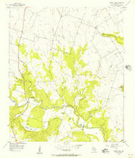 Eidson Lake Texas Historical topographic map, 1:24000 scale, 7.5 X 7.5 Minute, Year 1956