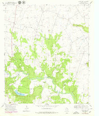 Eidson Lake Texas Historical topographic map, 1:24000 scale, 7.5 X 7.5 Minute, Year 1956